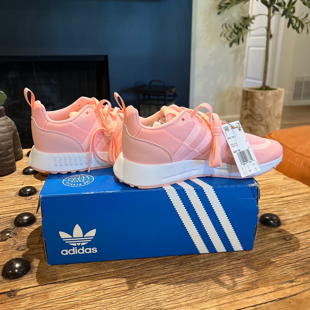 Adidas Brand new in box with tags Multix J shoes sneaker peachy pink